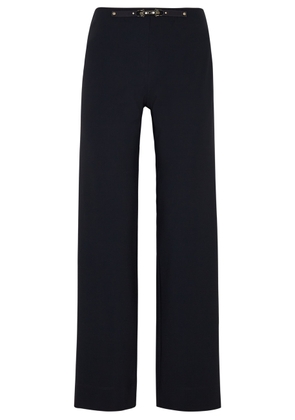 High Proceed Straight-leg Jersey Trousers - Navy - 14
