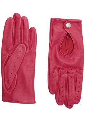 Dents Thruxton Leather Gloves - Fuchsia