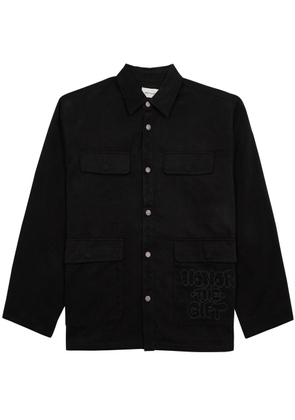 Honor The Gift Amp'd Chore Logo Corduroy Jacket - Black - XL