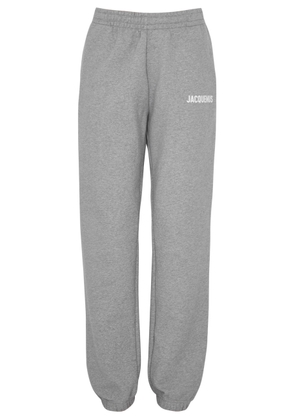 Jacquemus Le Jogging Logo Cotton Sweatpants - Grey - S