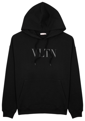 Valentino Vltn Hooded Cotton Sweatshirt - Black - L