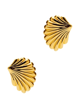 Daphine Thea 18kt Gold-plated Shell Earrings - One Size
