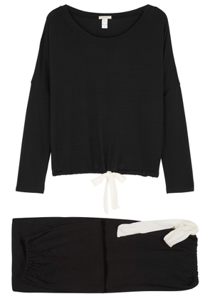 Eberjey Gisele Stretch-modal Pyjama set - Black - XL