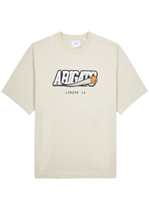 Axel Arigato Score Logo-print Cotton T-shirt - Beige - L