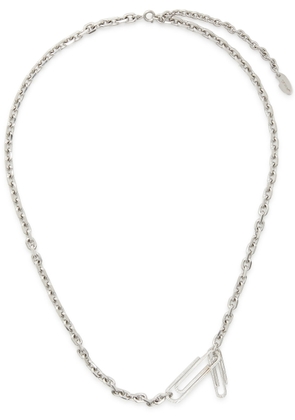 Off-white Paperclip Chain Necklace - Silver