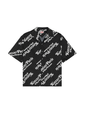 Kenzo By Verdy Short Sleeve Shirt in Black - Black. Size L (also in M, S, XL/1X).