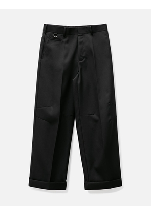 Wide Cuffed Tailored Pants