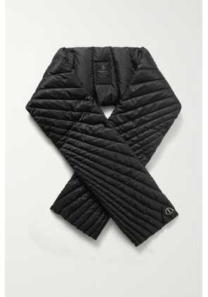 Moncler - Radiance Quilted Shell Down Scarf - Black - One size