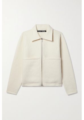 Kassl Editions - Brushed-wool Jacket - Off-white - FR34,FR36,FR38,FR40,FR42