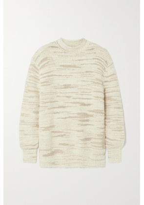 Lauren Manoogian - + Net Sustain Open-knit Alpaca And Wool-blend Sweater - Ecru - 1,2,3
