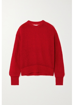 APIECE APART - Softest Tissue Cashmere And Silk-blend Sweater - Red - xx small,x small,small,medium,large