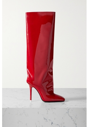 The Attico - Sienna Patent-leather Knee Boots - Red - IT35,IT35.5,IT36,IT37,IT37.5,IT38,IT38.5,IT39,IT39.5,IT40,IT41