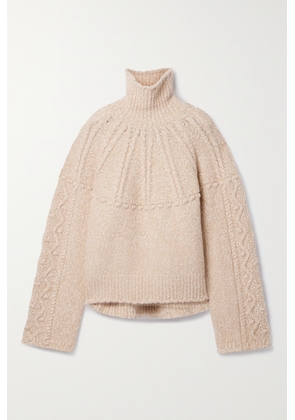 Altuzarra - Booth Cable-knit Turtleneck Sweater - Neutrals - x small,small,medium,large,x large