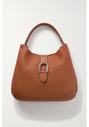 Ralph Lauren Collection - Welington Medium Textured-leather Shoulder Bag - Brown - One size