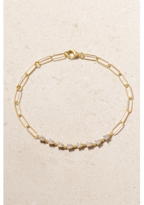 STONE AND STRAND - 10-karat Gold Diamond Bracelet - One size