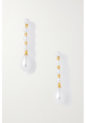 Anissa Kermiche - Gossip Gold-plated Pearl Earrings - White - One size