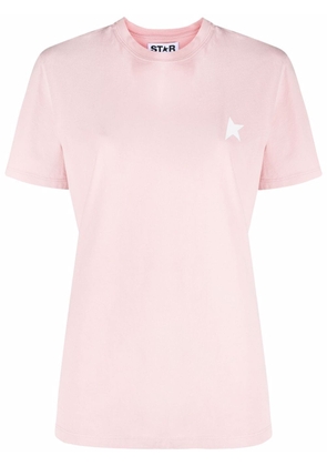 Golden Goose logo-print T-shirt - Pink