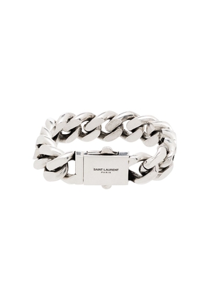 Saint Laurent silver-tone bracelet