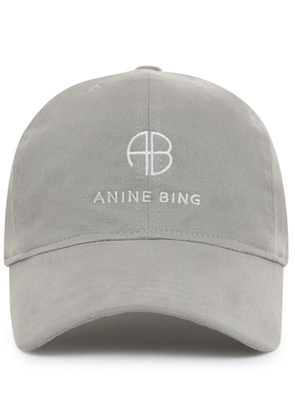 ANINE BING Jeremy embroidered-logo baseball cap - Grey