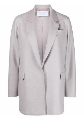 Harris Wharf London single-breasted wool coat - Grey