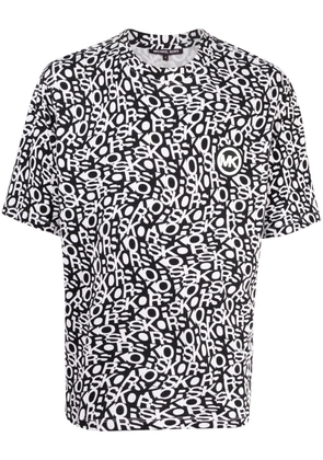 Michael Kors logo-print short-sleeved T-shirt - Black