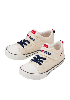 Miki House Velcro Low-Top Sneakers