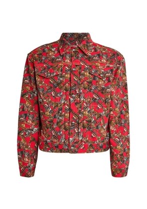 Vivienne Westwood Orb Print Denim Jacket