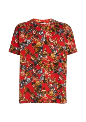 Vivienne Westwood Cotton Orb Print T-Shirt