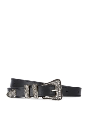 The Kooples Thin Leather Belt