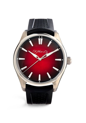 H. Moser & Cie Stainless Steel Pioneer Centre Seconds Watch 43mm