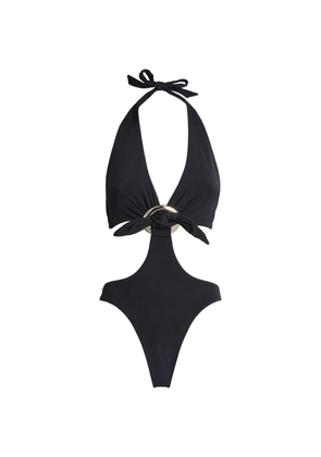 Louisa Ballou Buckle-Detail Swimsuit