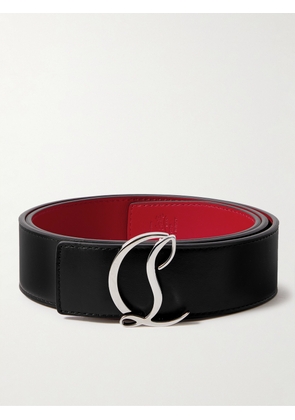 Christian Louboutin - 4cm Leather Belt - Men - Black - EU 85