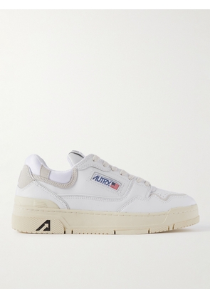 Autry - CLC Suede and Mesh-Trimmed Leather Sneakers - Men - White - EU 40