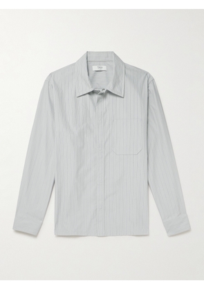 Theory - Lucas Ossendrijver Pinstriped Cotton-Blend Shirt - Men - Gray - XS