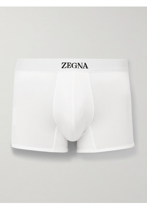 Zegna - Stretch-Cotton Boxer Briefs - Men - White - S