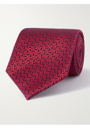 Charvet - 8.5cm Silk-Jacquard Tie - Men - Red