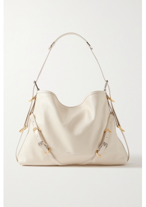 Givenchy - Voyou Party Medium Leather Shoulder Bag - Ivory - One size