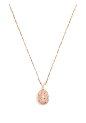 Fabergé 18kt rose gold Heritage Petite Egg necklace