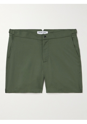 Frescobol Carioca - Rio Slim-Fit Mid-Length Recycled Swim Shorts - Men - Green - UK/US 28