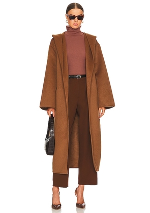 L'Academie Manilow Coat in Brown. Size XS.