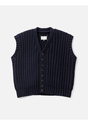 Wool Vest Cardigan