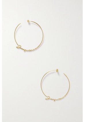 Jacquemus - Les Creoles Gold-tone Hoop Earrings - One size