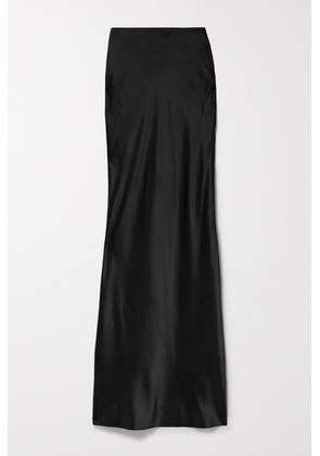 Veronica Beard - Medina Silk-blend Charmeuse Maxi Skirt - Black - US0,US2,US4,US6,US8,US10,US12