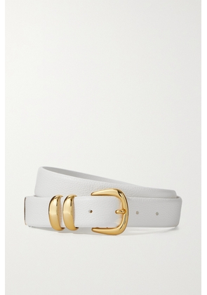 Anderson's - Textured-leather Belt - White - 65,70,75,80,85,90