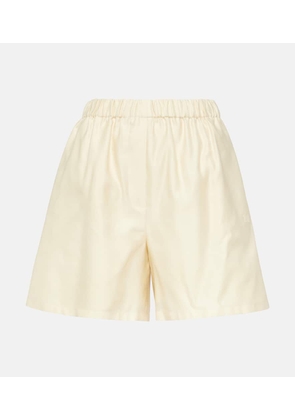 Max Mara Piadena high-rise cotton shorts