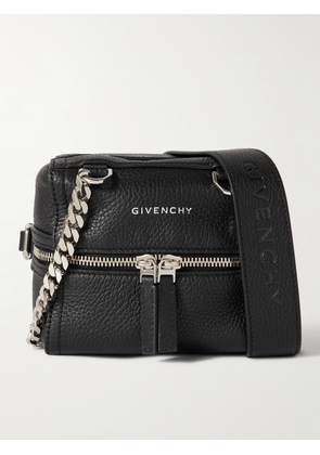 Givenchy - Pandora Small Full-Grain Leather Messenger Bag - Men - Black