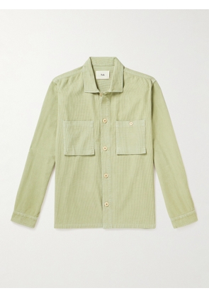 Folk - Patch Cotton-Corduroy Shirt Jacket - Men - Green - 1