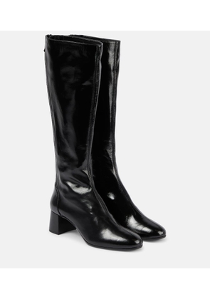 Aquazzura Saint Honoré 50 leather knee-high boots