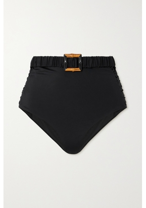 Johanna Ortiz - + Net Sustain Belted Bikini Briefs - Black - x small,small,medium,large,x large