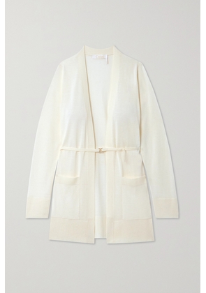 Chloé - Belted Wool Cardigan - White - x small,small,medium,large,x large
